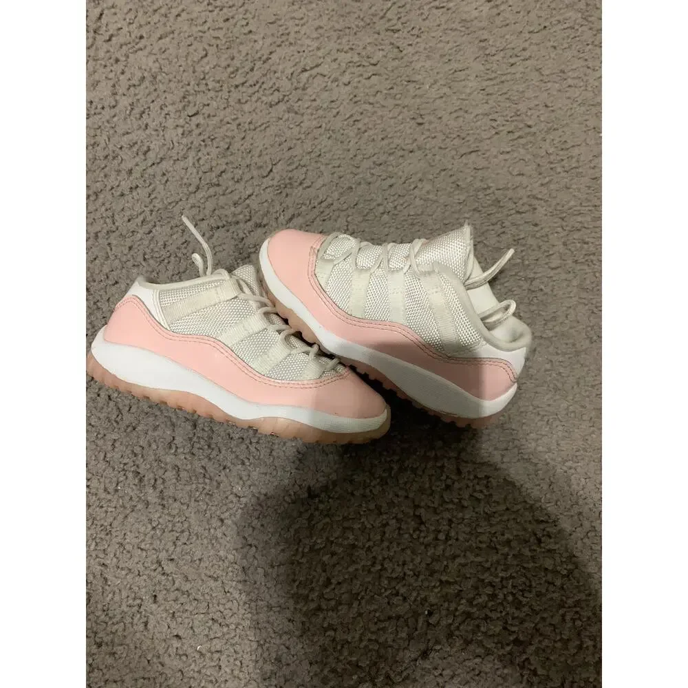 Size 9c-Nike Air Jordan 11 Retro Low Legend Pink 645107-160 Toddler Baby